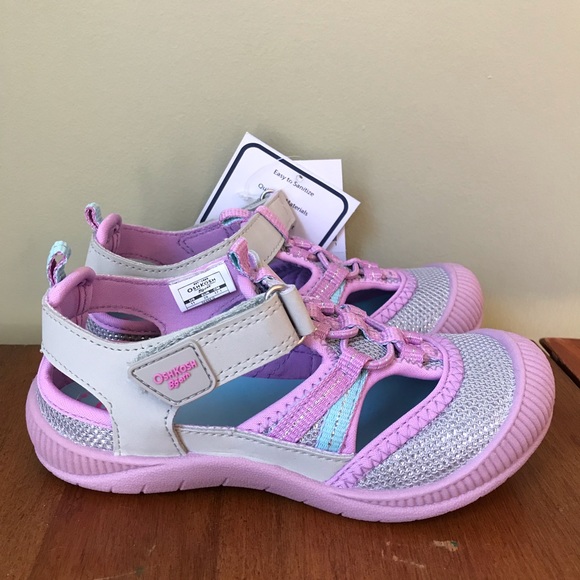 OshKosh B'gosh Other - NWT Oshkosh lilac and silver sneaker/sandals